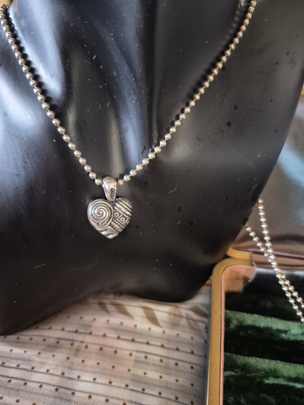 LAGOS Sterling Silver Cavier San Francisco Heart Pendant Necklace